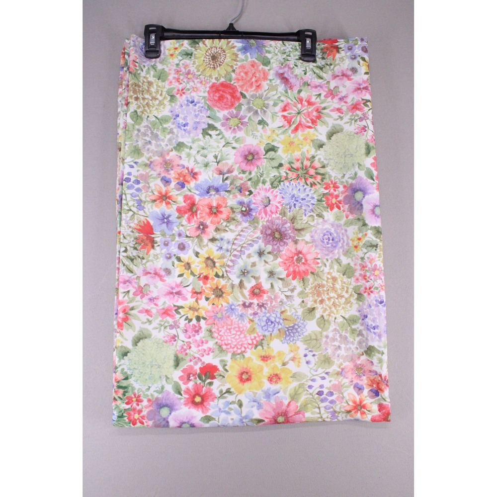 Unbranded Floral Tablecloth Multicolor Botanical Cotton Blend Cottagecore Boho